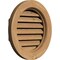 Ekena Millwork Round Gable Vent Functional, Western Red Cedar Gable Vent w/ Brick Mould Face Frame, 20"W x 20"H GVWRO20X2000SFUWR - alternate 4